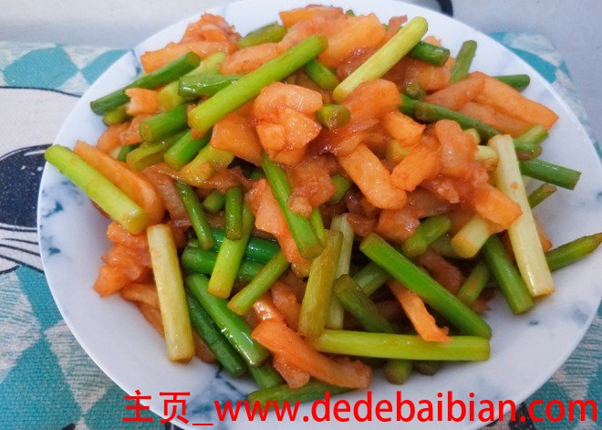 蒜苔土豆条怎么做好吃