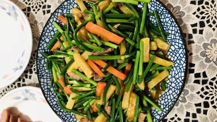 蒜苔土豆条怎么做好吃