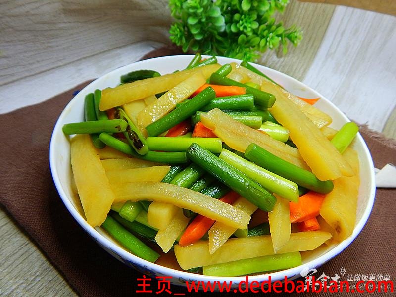 蒜苔土豆条怎么做好吃