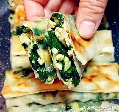 饺子皮做韭菜盒子