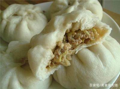 大白菜肉馅包子的做法