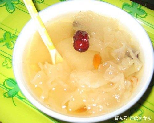 冰糖银耳汤的功效与作用