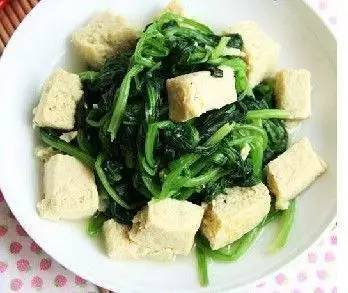 菠菜能和豆腐一起烧吗