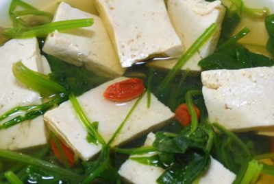 菠菜能和豆腐一起烧吗