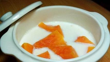 牛奶木瓜的做法下奶