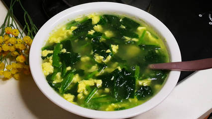 菠菜蛋花汤