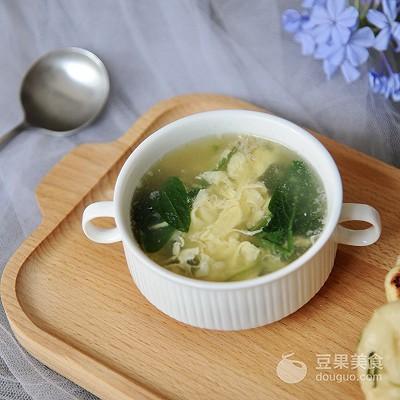 菠菜蛋花汤
