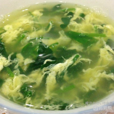 菠菜蛋花汤