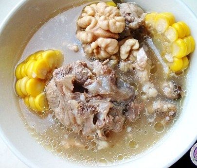 排骨核桃汤的做法