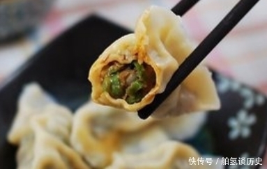 豇豆鸡蛋饺子