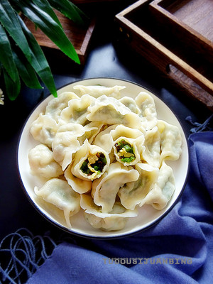 豇豆鸡蛋饺子