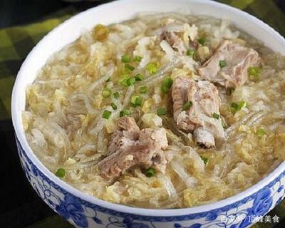 排骨炖白菜粉条