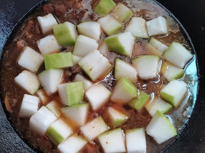 肉烧冬瓜的家常做法