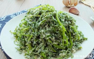 蒸茼蒿怎么做松散