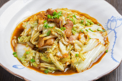 猪肉炒白菜