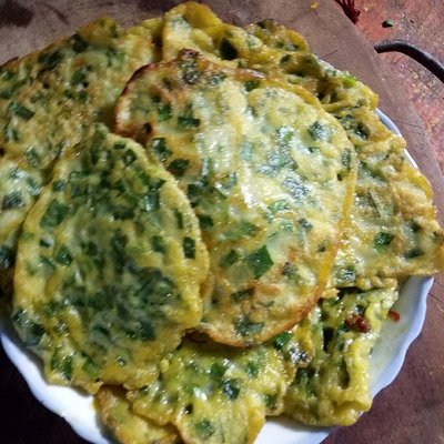 韭菜鸡蛋饼的家常做法