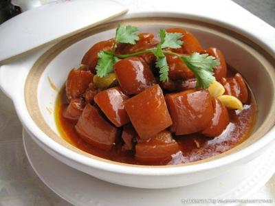 红烧猪肉皮的做法