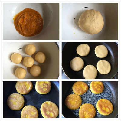 南瓜饼制作
