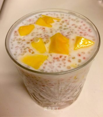 芒果椰汁西米露的做法