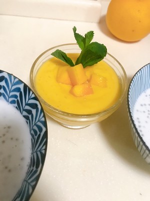 芒果椰汁西米露的做法
