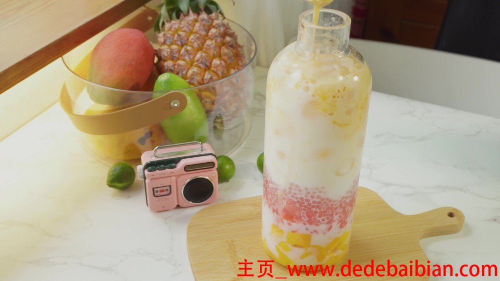 芒果椰汁西米露的做法