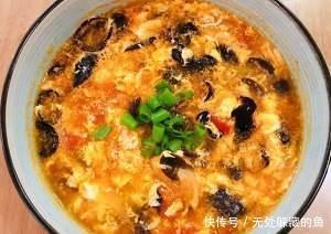 西红柿鸡蛋木耳汤