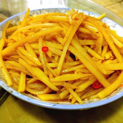 炸香辣土豆丝