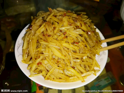 炸香辣土豆丝