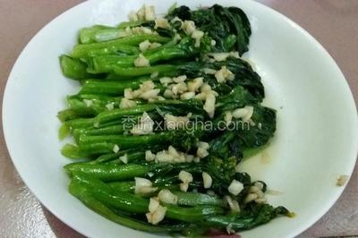 菜芯的做法