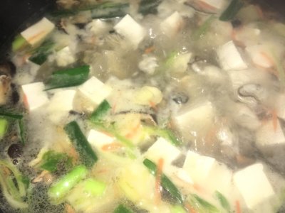海蛎豆腐汤的做法