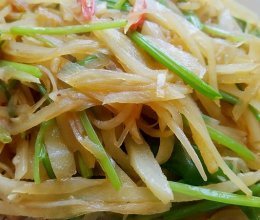 芹菜炒土豆的做法