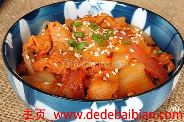 韩式泡菜五花肉的做法