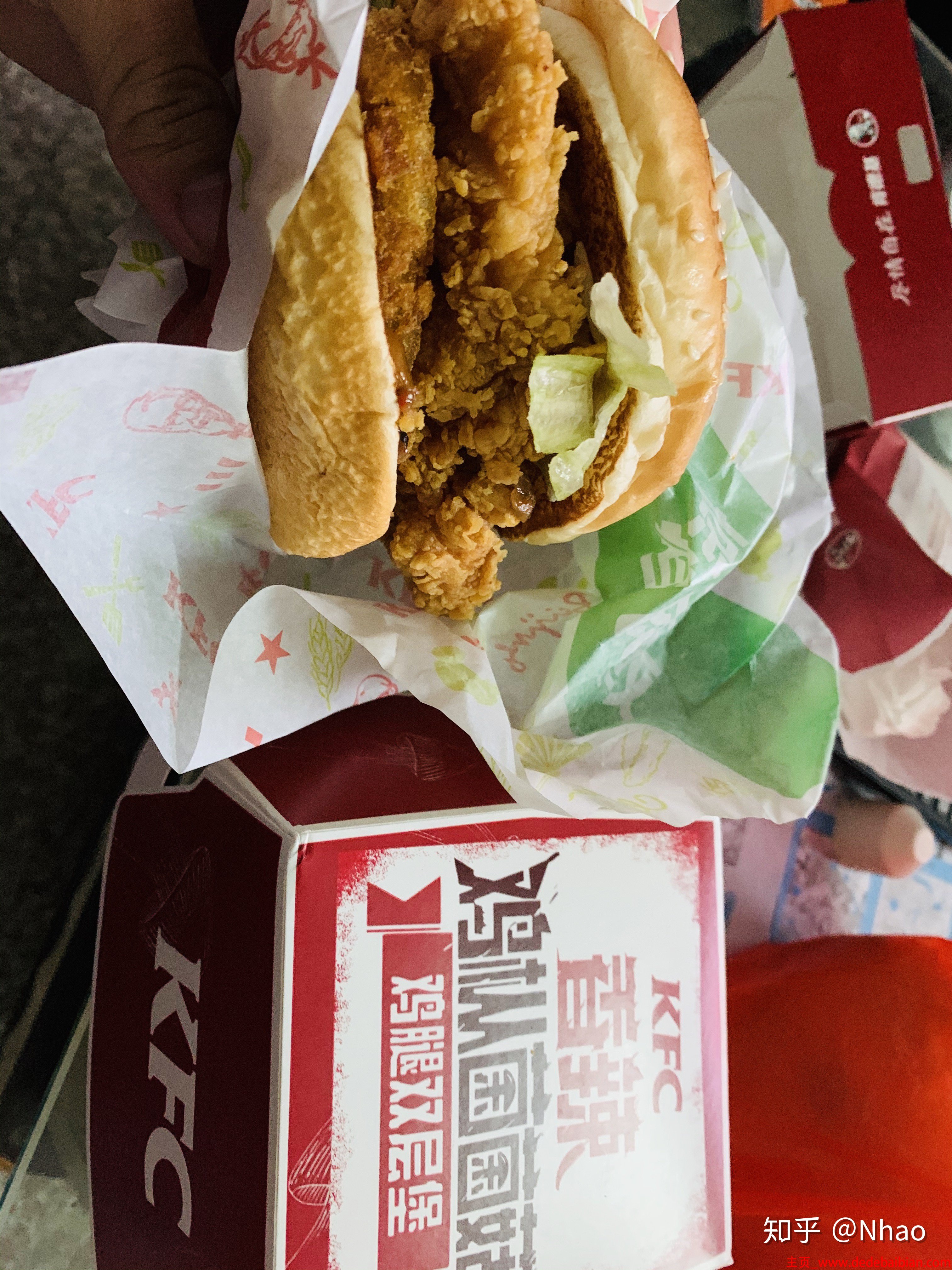 肯德基香辣鸡腿堡