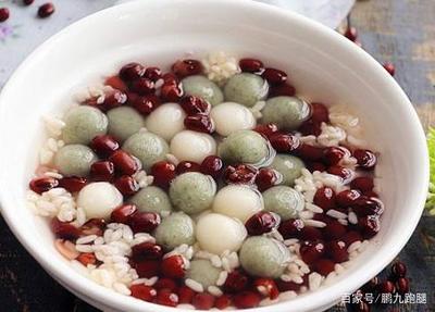 红豆酒酿小圆子的做法