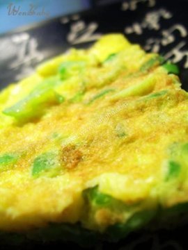 苦瓜煎蛋饼