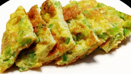 苦瓜煎蛋饼