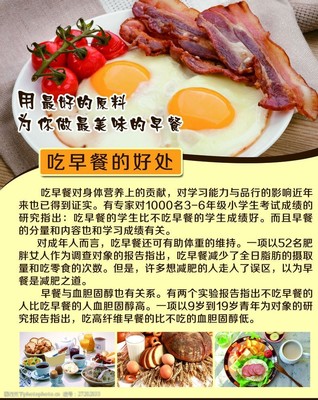 吃营养早餐的好处