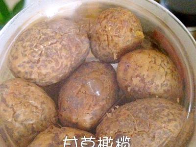 甘草橄榄的做法