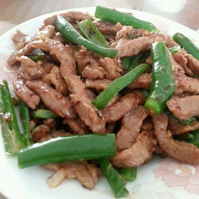 杭椒牛柳家常的做法
