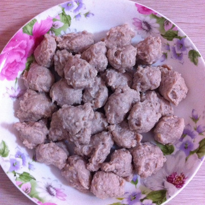 手工牛肉丸的制作方法