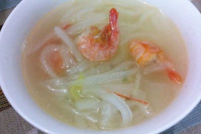 鲜虾汤的做法大全