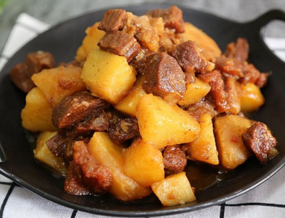 土豆炖牛肉的做法视频