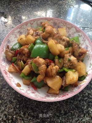 鸡腿炒