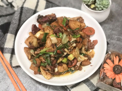 鸡腿炒