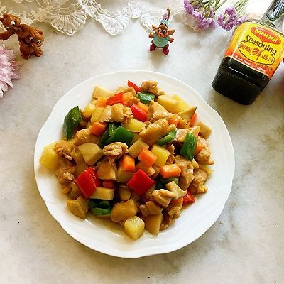 鸡腿炒