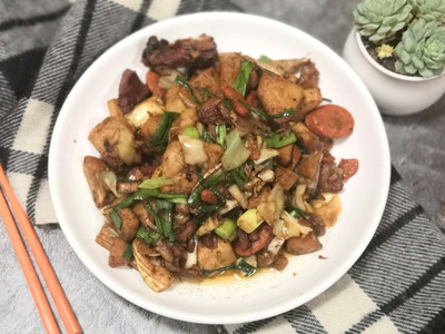 鸡腿炒