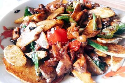 鸡腿炒