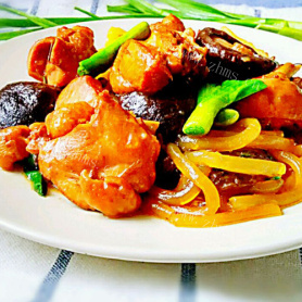 鸡腿炒