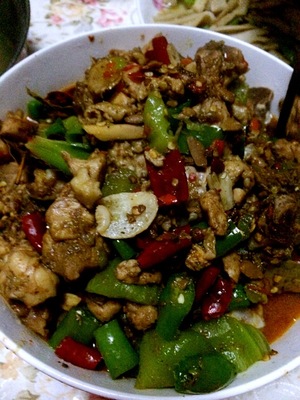 鸡腿炒