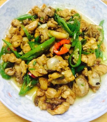 鸡腿炒